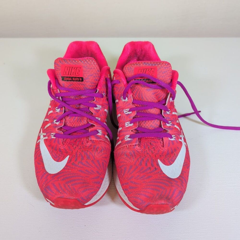 Nike Women's Air Zoom Elite 8 running shoes pink and purple